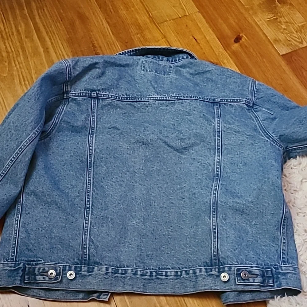 Wrangler HERO Men's Classic Blue Denim Jean Jacket Size Large - Picture 7 of 8